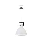Suspendu Dainolite LBY-141P-MW-MB Liberty 1-Lumière Blanc mat 100W