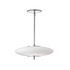 Suspendu Dainolite MAD-161P-PC Maddie 1-Lumière Chrome poli 20W