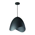 Suspendu LED en acier Dainolite MYR-241P-BK séries Myra 1-lumière Noir 60w