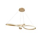 Suspendu à LED Dainolite Nola NOL-4350LEDHP-AGB 50W Laiton vieilli