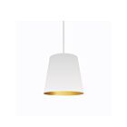 Suspendu à tambour LED surdimensionné moyen Dainolite OD-M-692 séries Oversized Drum 1-lumière Blanc 150w