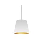 Suspendu à tambour surdimensionné à LED Dainolite OD-S-692 séries Oversized Drum 1-lumière Blanc 60w