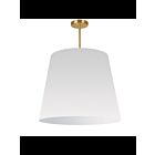 Suspendu à tambour surdimensionné LED Dainolite Oversized Drum ODR-L-790 1-lumière 100W blanc