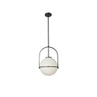 Suspendu incandescent Dainolite Paola PAO-121P-MB 60W 1 lumière noir mat