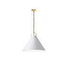 Suspendu incandescent Dainolite Princeton PCN-241P-AGB-790 100W 1 lumière blanc