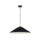 Suspendu incandescent Dainolite Prudence PDC-241P-AGB-MB 100W 1 lumière noir mat
