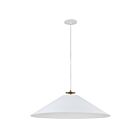 Suspendu incandescent Dainolite Prudence PDC-241P-AGB-MW 100W 1 lumière blanc mat