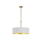 Lustre incandescent à 1 étage Dainolite Pallavi PLV-224C-AGB-692 400W 4 lumières