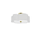 Plafonnier encastré incandescent Dainolite Phlox PLX-152FH-AGB-WH 120W 3-Lumières blanc