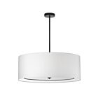 Suspendu incandescent Dainolite Porscha POR-344P-MB-WH 400W 4 lumières blanc