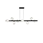 Lustre LED Dainolite PRN-548HP-MB Pearlene 12-Lumières Noir mat 200W