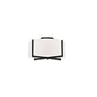 Plafonnier semi-encastré incandescent Dainolite Preston PST-153SF-MB-WH 180W 3 lumières blanc
