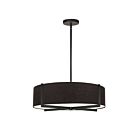Suspendu incandescent Dainolite Preston PST-214P-MB-BK 240W 4 lumières noir