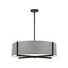 Suspendu incandescent Dainolite Preston PST-264LP-MB-GRY 240W 4 lumières gris