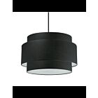 Chandelier incandescent Dainolite Priya PYA-224C-MB-BK 24W 4-Lumières noir
