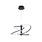 Suspendu à LED Dainolite Romy ROM-2433LEDP-MB 36W Noir mat