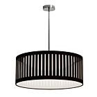Suspension LED à tambour fendu Dainolite SDLED-20P-BK séries Slit Drum 1-lumière Noir 22w