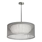 Suspension LED à tambour fendu Dainolite SDLED-20P-GRY séries Slit Drum 1-lumière Gris 22w
