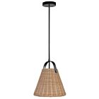 Dainolite SND-141P-MB Shenandoah 1-Lumière 60W Natural Suspendu