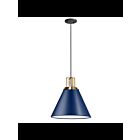 Suspendu incandescent Dainolite Sonus SNS-141P-CB-AGB 1-lumière 100W bleu cobalt