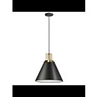 Suspendu incandescent Dainolite Sonus SNS-141P-MB-AGB 1-lumière 100W noir mat