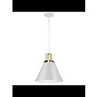 Suspendu incandescent Dainolite Sonus SNS-141P-MW-AGB 1-lumière 100W blanc mat
