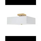 Plafonnier semi encastré incandescent Dainolite Seren SRN-143SF-AGB-WH 18W 3-Lumières blanc