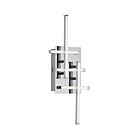 Applique murale DEL Dainolite SUM-188W-PC séries Summit 5-lumières Chrome poli 7.8w
