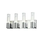 Vanité incandescence Dainolite TBE-174W-PC Tube 4-Lumières Chrome poli 240W