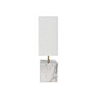 Lampe de table à LED Dainolite TOD-221T-WH-AGB Todd 1-Lumière Blanc 60W