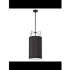 Suspendu Tambour LED Dainolite Trapezoid TRA-124P-BK 4-lumières 240W noir
