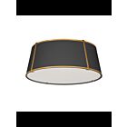 Plafonnier LED Dainolite Trapezoid TRA-224FH-GLD-BK 4-lumières 400W noir