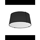 Plafonnier LED trapézoïdal Dainolite Trapezoid TRA-3FH-BK 3-lumières 180W noir