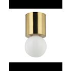 Plafonnier LED Dainolite Theron TRN-51FH-AGB 1-lumière 60W laiton vieilli
