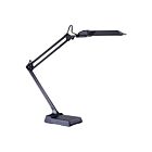 Lampe de bureau longue portée à DEL fluorescente Dainolite ULT133-BM-BK séries Ultima 1-lumière Noir 13w