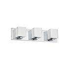 Vanité DEL Dainolite V1230-3W-PC 3-lumières Chrome poli 180w