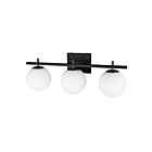 Vanité halogène Dainolite Vivaldi VAD-233W-MB 120W 3 lumières noir mat