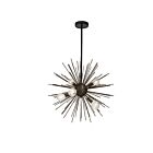Suspendu incandescent Dainolite Vega VEG-196P-MB 360W 6 lumières noir mat