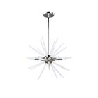 Suspendu incandescent Dainolite VEL-206C-PC séries Vela 6-lumières Chrome poli 360w