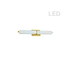 Vanité LED Dainolite VLD-172-24-AGB 1-lumière 34W blanc