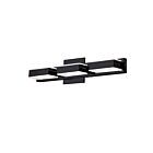 Vanité murale LED Dainolite VLD-215-3W-MB 3-lumières Noir mat 15w