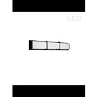 Lumière de vanité LED Dainolite Winston VLD-413-MB 1-lumière 36W noir mat