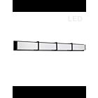Lumière de vanité LED Dainolite Winston VLD-415-MB 1-lumière 72W noir mat