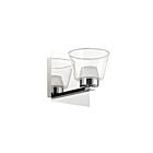 Applique murale DEL Dainolite VLD836-1W-PC 2-lumières Chrome poli 8.5w