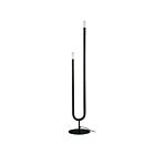 Lampe sur pied Dainolite WAN-602F-MB Wand 2-Lumières Noir mat 120W