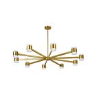 Lustre LED Dainolite WLS-48140LEDC-AGB Wilson Laiton vieilli 140W