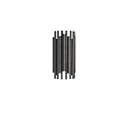 Applique murale halogène Dainolite Weslyn WSL-122W-MB 100W 2-Lumières Noir mat