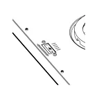 Dals Lighting CFLEDSQ10-CC-BK 10W Noir LED Plafonnier encastré