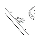Dals Lighting CFLEDSQ14-CC-BK Noir LED Plafonnier encastré