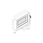 Dals Lighting DCP-FLD30-BK 30W Noir Projecteur